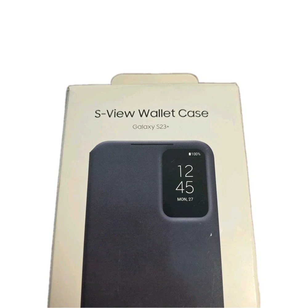 SAMSUNG S-View Wallet Case for Galaxy S23+ in Black - Openbox
